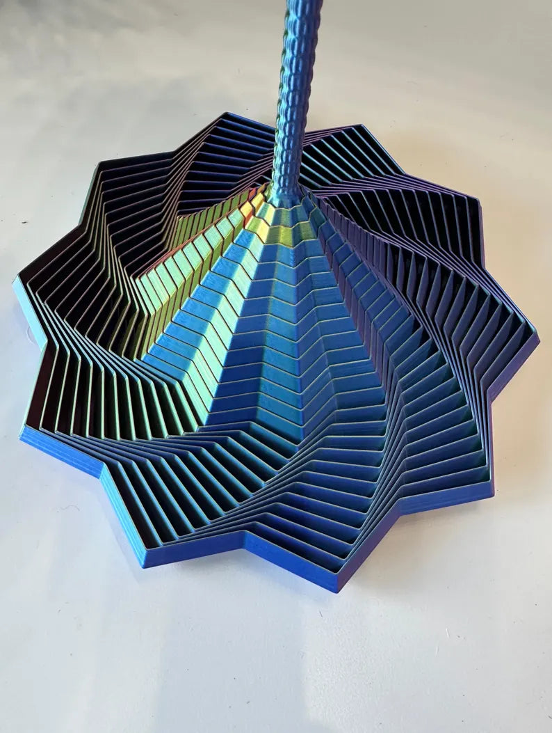 4.6 inch 3d printed fidget star