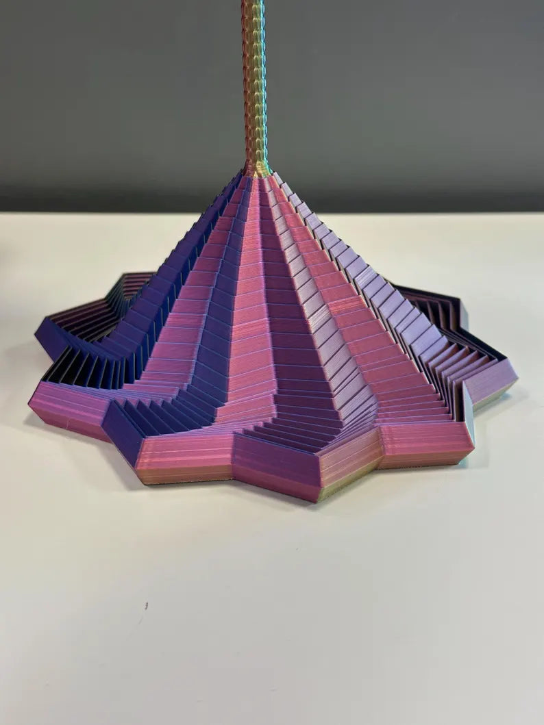 4.6 inch 3d printed fidget star