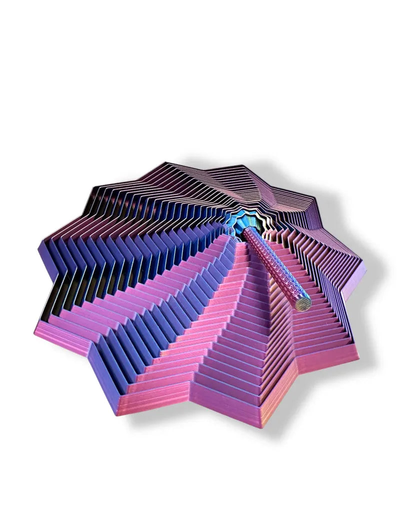 4.6 inch 3d printed fidget star